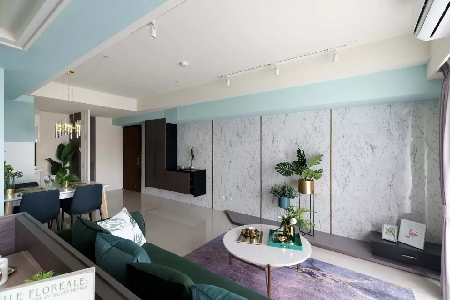 現代北歐風格效果圖賞析 漸變藍的純凈空間 現代北歐風格效果圖賞析 漸變藍的純凈空間