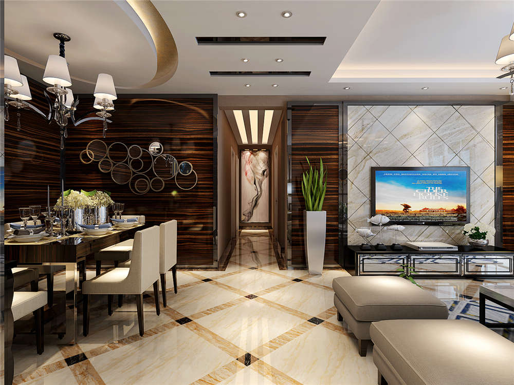 龍湖九里晴川-現(xiàn)代簡約-臥室設計效果圖