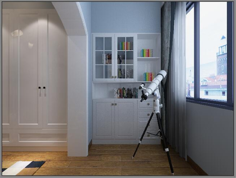 龍湖九里晴川-現(xiàn)代簡約-臥室設計效果圖