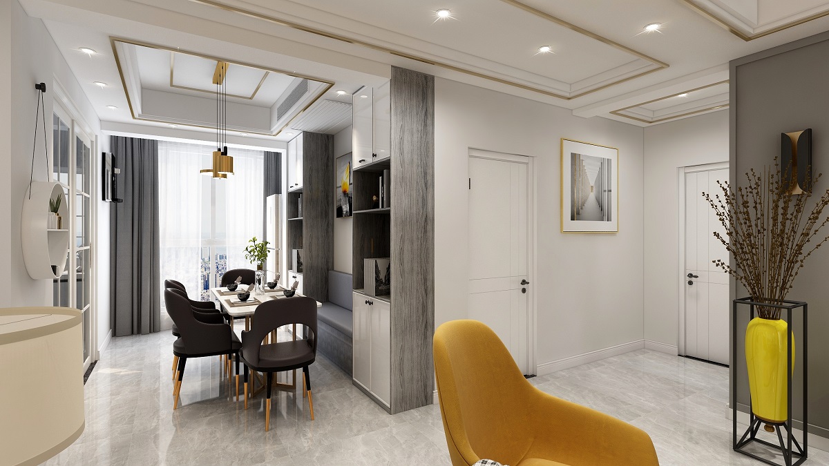 龍湖九里晴川-現(xiàn)代簡(jiǎn)約-臥室設(shè)計(jì)效果圖